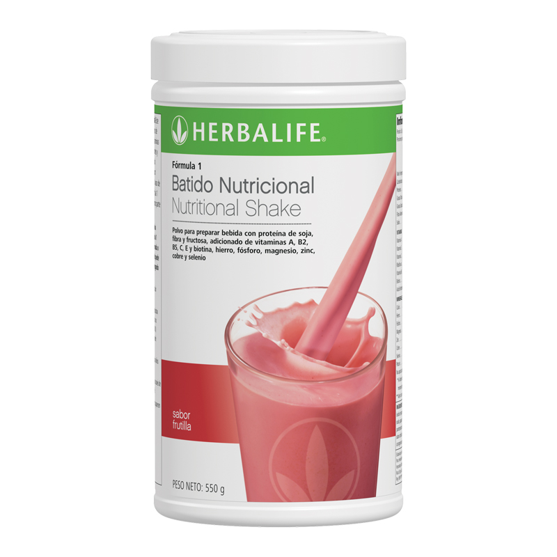 Batido nutricional proteico Formula 1 sabor frutilla