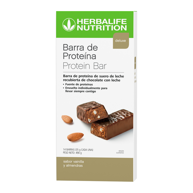 Barra de proteína Deluxe Vainilla y almendras